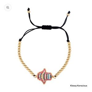 Hamsa Gold Bracelet “Optimistic”